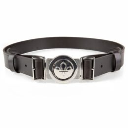 Leather Belt With Logo